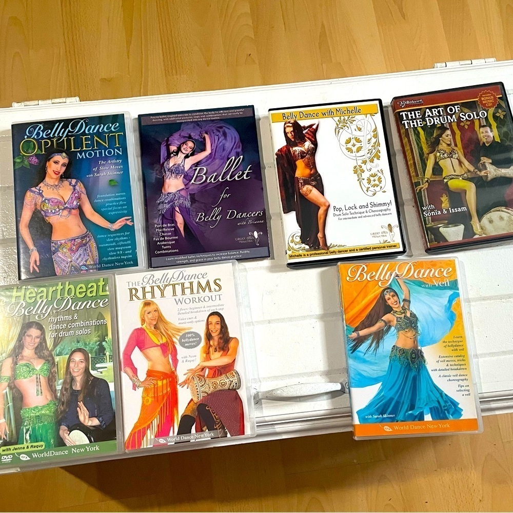 belly dancing dvd lot of 7